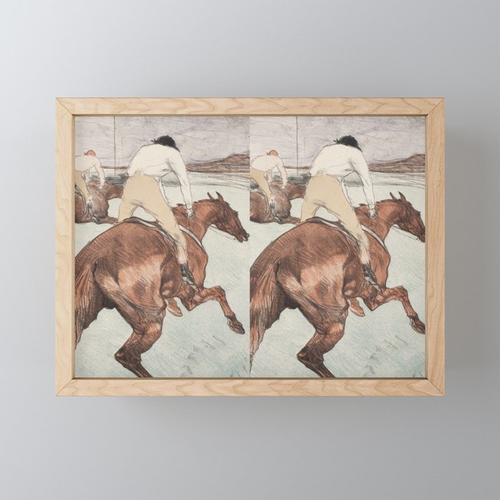 Henri de Toulouse-Lautrec "Le Jockey" Mini Art Print Gallery Image 1