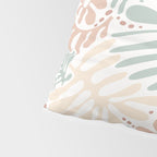 Matisse leaves pattern modern minimalistic pastel crayon soft colors Pillow Sham Gallery Image 4