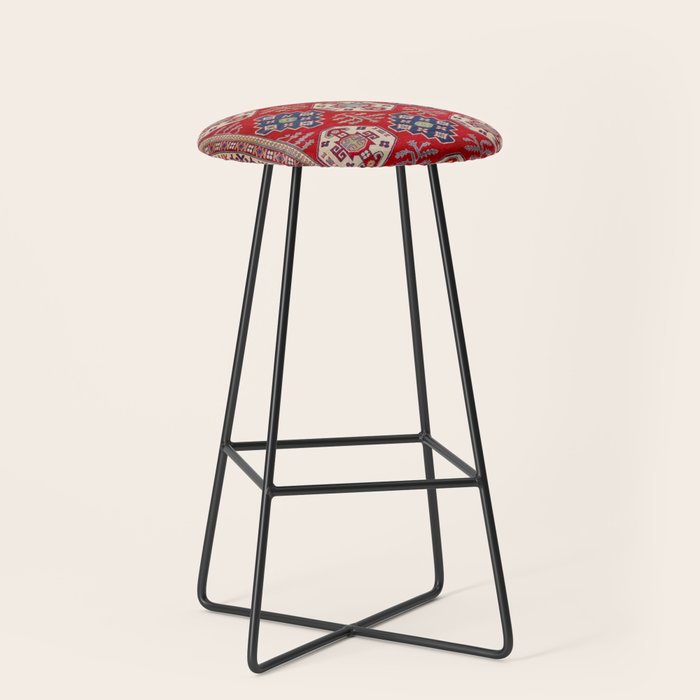 Red Forest Path Stool Gallery Image 1
