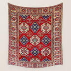 Red Forest Path Wall Tapestry Gallery Image 4