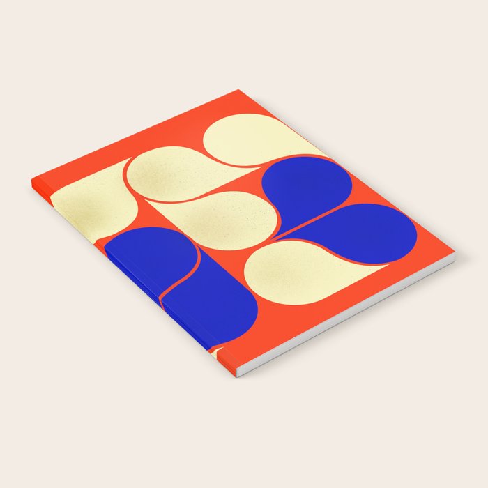 Mid-century geometric shapes-no10 Notebook Gallery Image 1