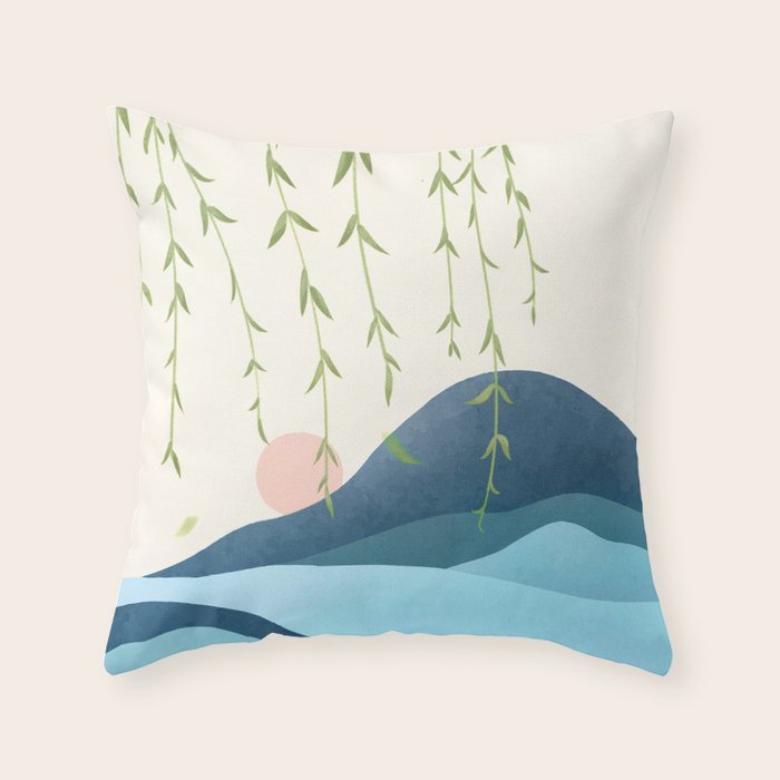 Morning Bloom 03 Throw Pillow Gallery Image 6