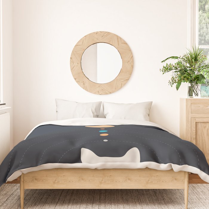 Cat Landscape 125 Duvet Cover Gallery Image 3