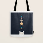 Cat Landscape 125 Tote Bag Gallery Image 1