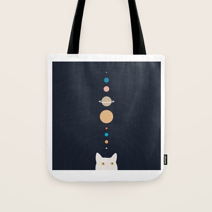 Cat Landscape 125 Tote Bag Gallery Image 1