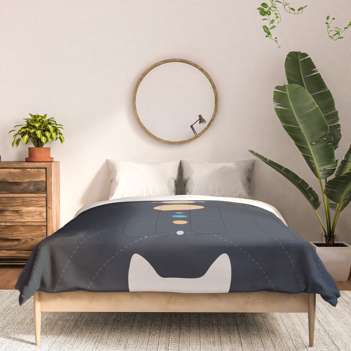 Cat Landscape 125 Comforter Gallery Image 3