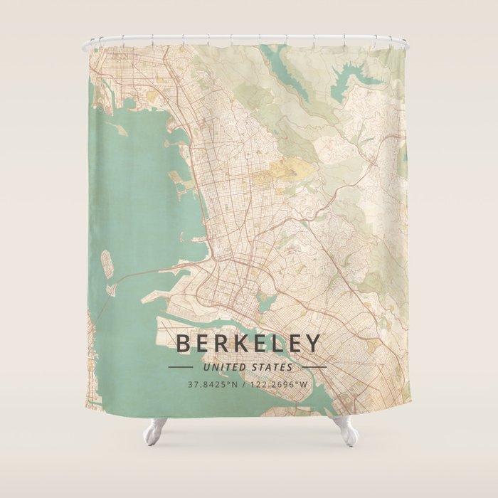 Berkeley, United States - Vintage Shower Curtain Gallery Image 1