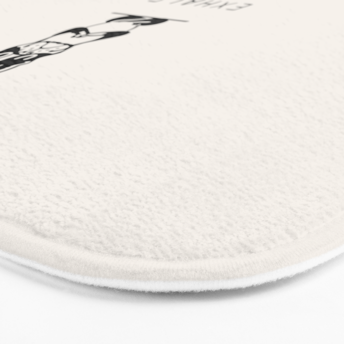 Inhale Exhale Boston Terrier Bath Mat Gallery Image 3