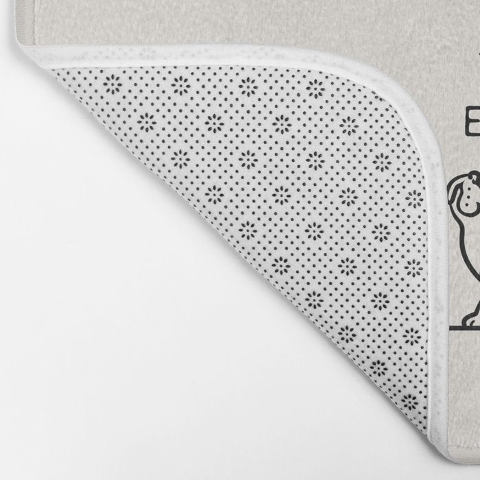 Inhale Exhale Boston Terrier Bath Mat Gallery Image 2