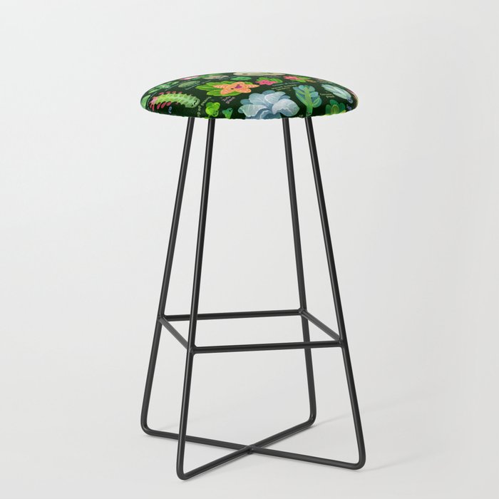Baby succulent 4 - dark Stool Gallery Image 1