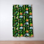 Baby succulent 4 - dark Window Curtain Gallery Image 3