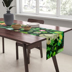 Baby succulent 4 - dark Table Runner Gallery Image 2
