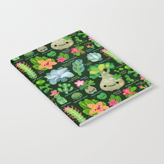 Baby succulent 4 - dark Notebook Gallery Image 1