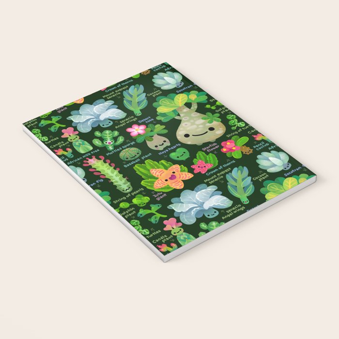 Baby succulent 4 - dark Notebook Gallery Image 3