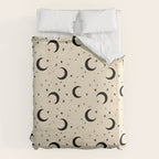 Goodnight Sky - black and cream  Duvet Cover Gallery Image 6