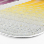 Color scale from violet to yellow ("Les phénomènes de la physique," 1868) Bath Mat Gallery Image 3