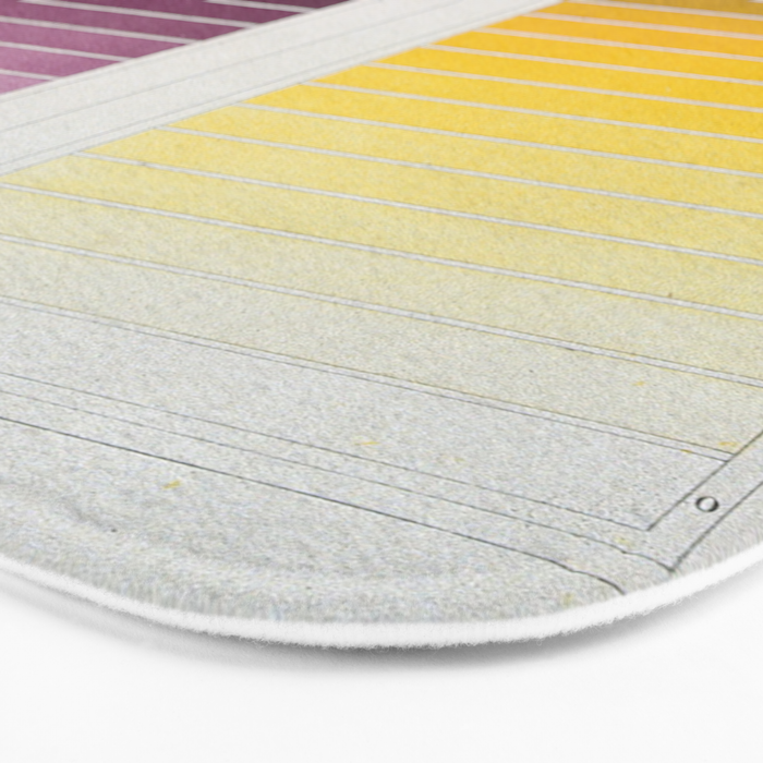 Color scale from violet to yellow ("Les phénomènes de la physique," 1868) Bath Mat Gallery Image 3