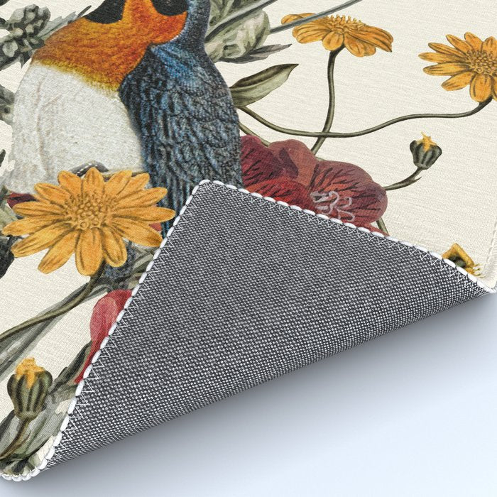Little Bird and Flowers Rug Gallery Image 4