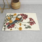 Little Bird and Flowers Rug Gallery Image 1