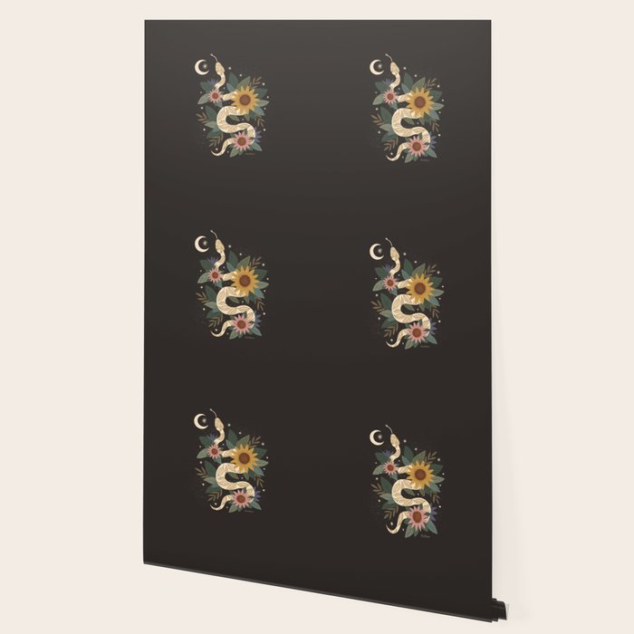 Year of the Snake - 2025 Calendar - Black Wallpaper Gallery Image 2
