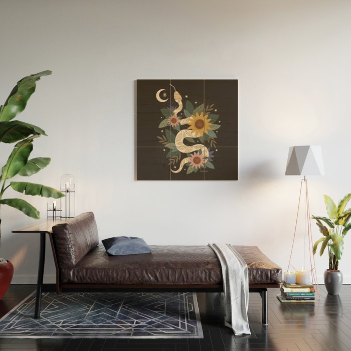 Year of the Snake - 2025 Calendar - Black Wood Wall Art Gallery Image 2