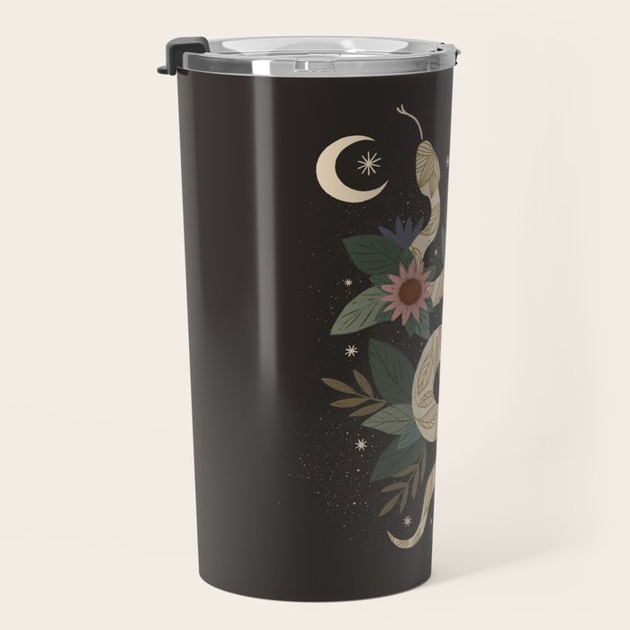 Year of the Snake - 2025 Calendar - Black Travel Mug Gallery Image 3