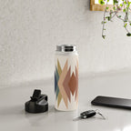 Bold Geometric Triangles IX Water Bottle Gallery Image 4