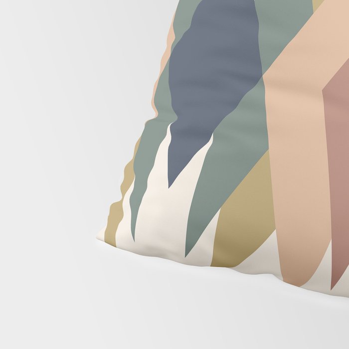 Bold Geometric Triangles IX Pillow Sham Gallery Image 4