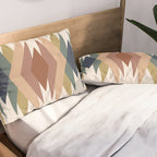 Bold Geometric Triangles IX Pillow Sham Gallery Image 2