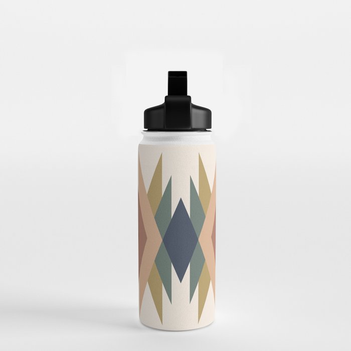 Bold Geometric Triangles IX Water Bottle Gallery Image 2
