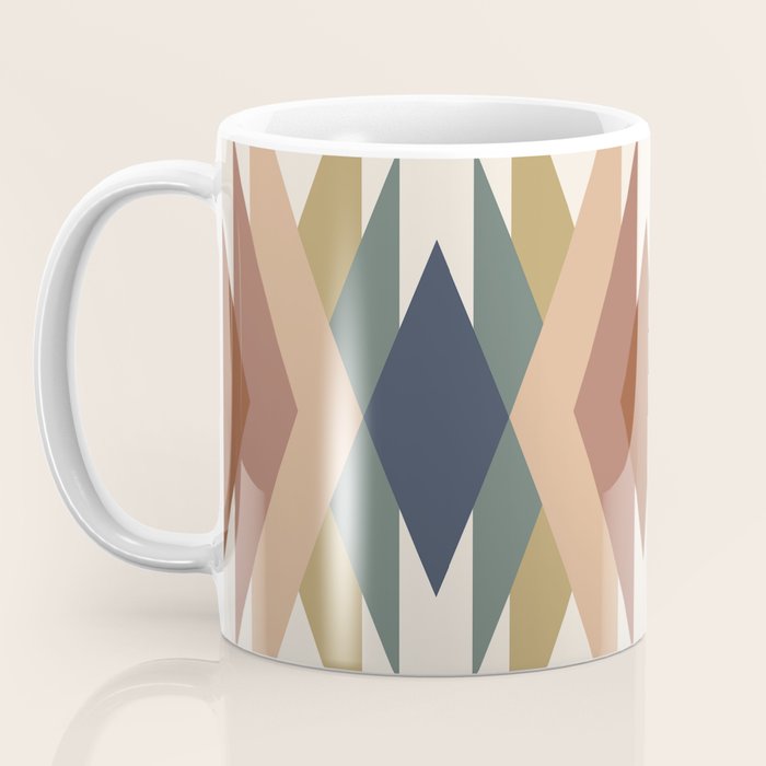 Bold Geometric Triangles IX Coffee Mug Gallery Image 3