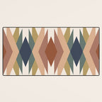 Bold Geometric Triangles IX Desk Mat Gallery Image 3