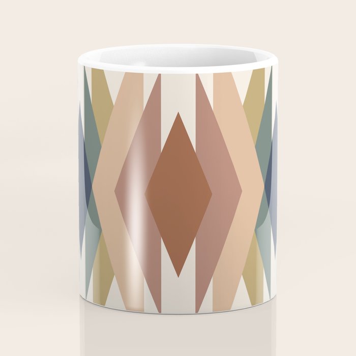Bold Geometric Triangles IX Coffee Mug Gallery Image 4