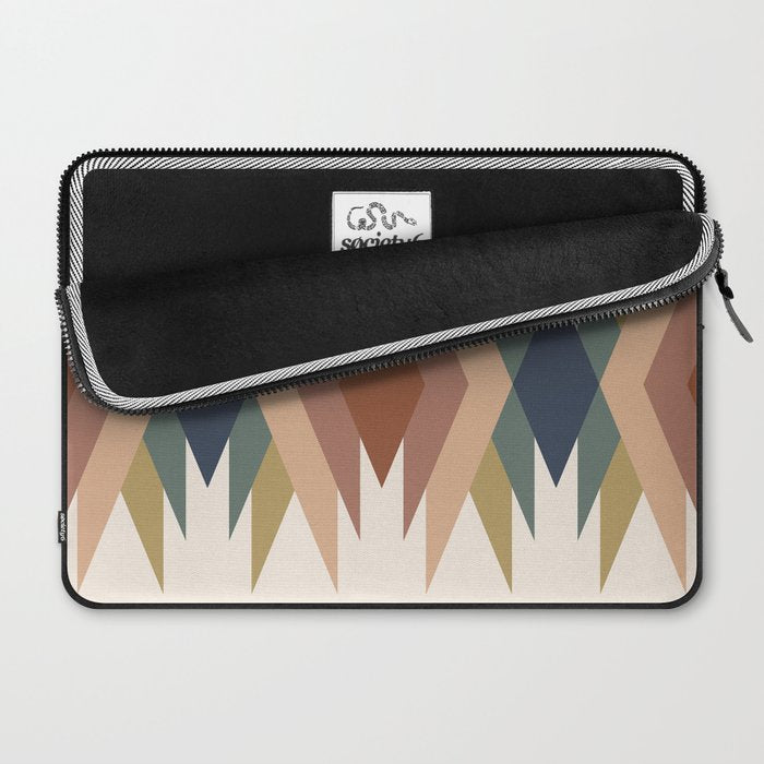 Bold Geometric Triangles IX Laptop Sleeve Gallery Image 2