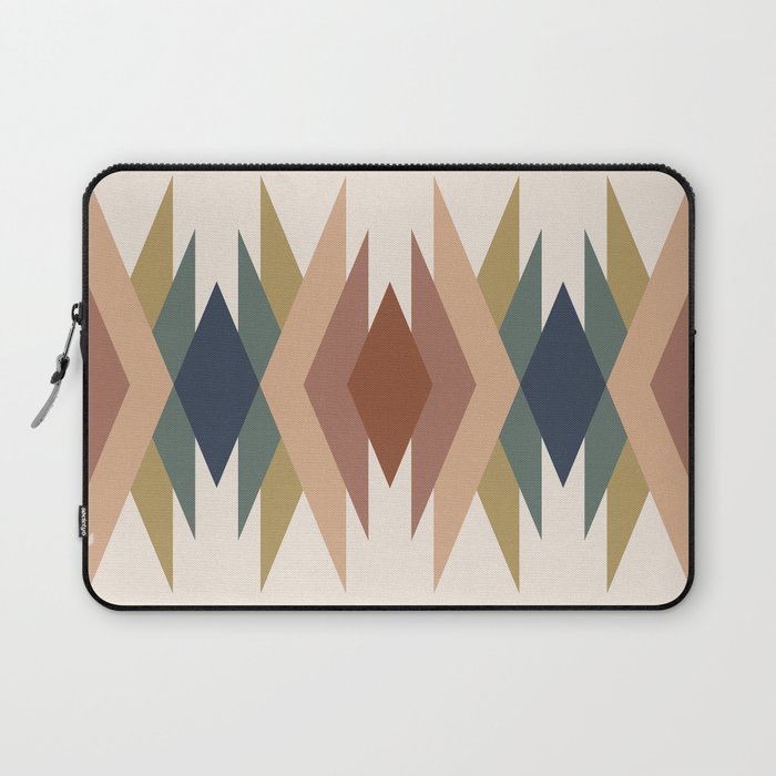 Bold Geometric Triangles IX Laptop Sleeve Gallery Image 1