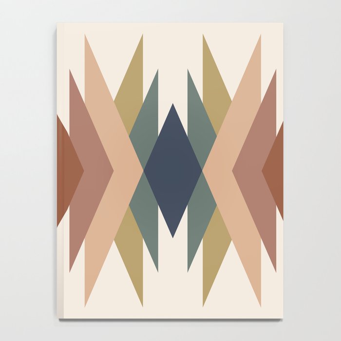 Bold Geometric Triangles IX Notebook Gallery Image 4
