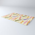 Colorful Winter Skiing Design Rug Gallery Image 3