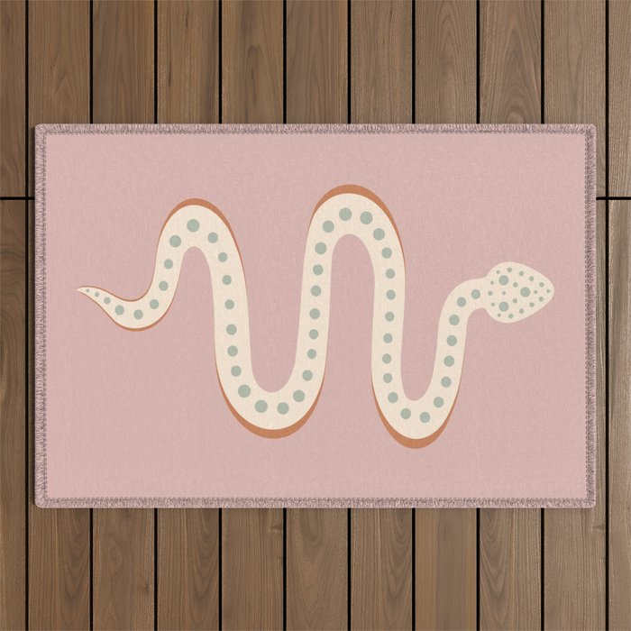 Minimal Snake XXXVIII Outdoor Rug Gallery Image 1
