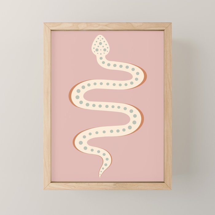 Minimal Snake XXXVIII Mini Art Print Gallery Image 1