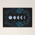 Moonlight Garden - Blue Welcome Mat Gallery Image 1