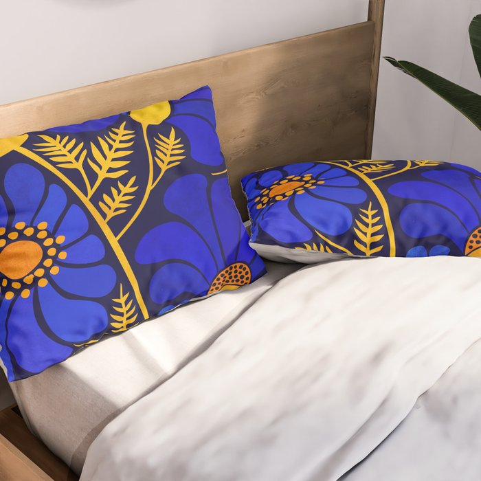 Wildflower Garden Pillow Sham Gallery Image 2