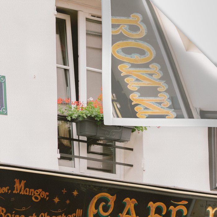 Paris | Cafe la Bonne Franquette Montmartre Wall Tapestry Gallery Image 3