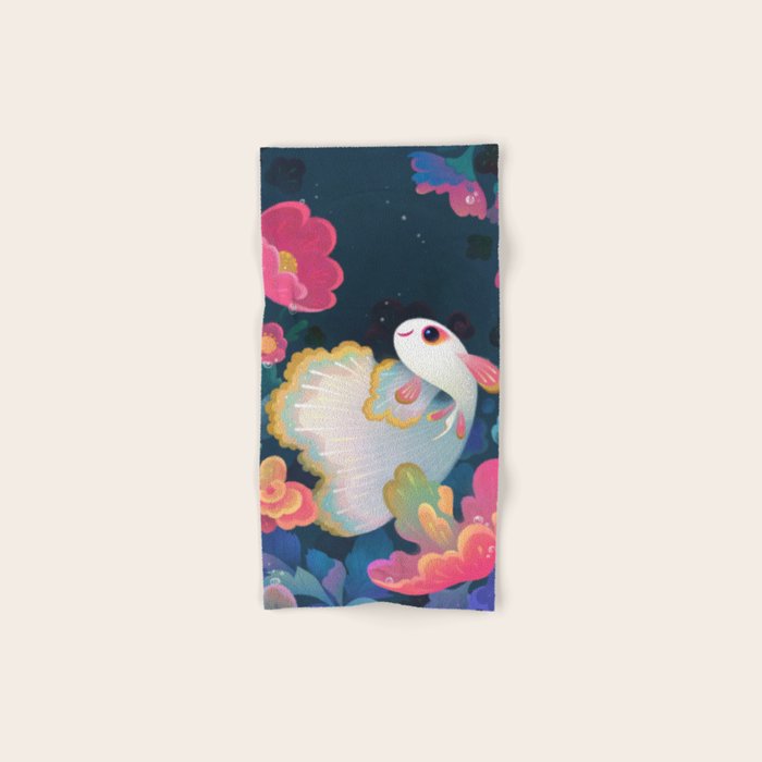Flower guppy Bath Towel Gallery Image 1