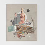Spirited Royalty Throw Blanket Gallery Image 2