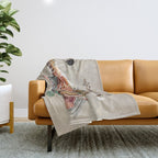 Spirited Royalty Throw Blanket Gallery Image 1