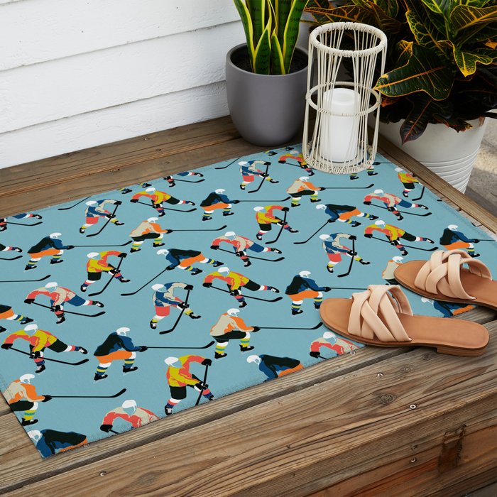 hockey Outdoor Rug Gallery Image 2