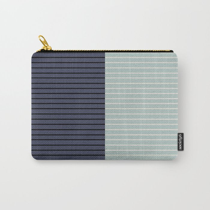 Color Block Lines XI Carry All Pouch Gallery Image 1