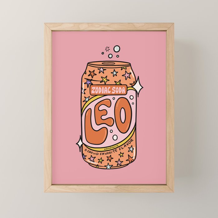 Leo Soda Mini Art Print Gallery Image 1