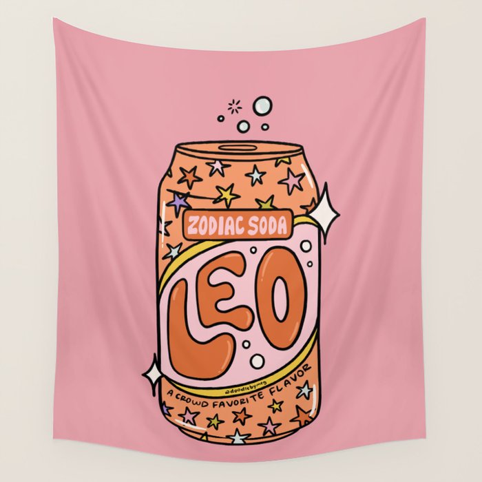 Leo Soda Wall Tapestry Gallery Image 1