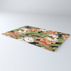 Japanese Maneki Neko lucky cat Pattern 001 Rug Gallery Image 3